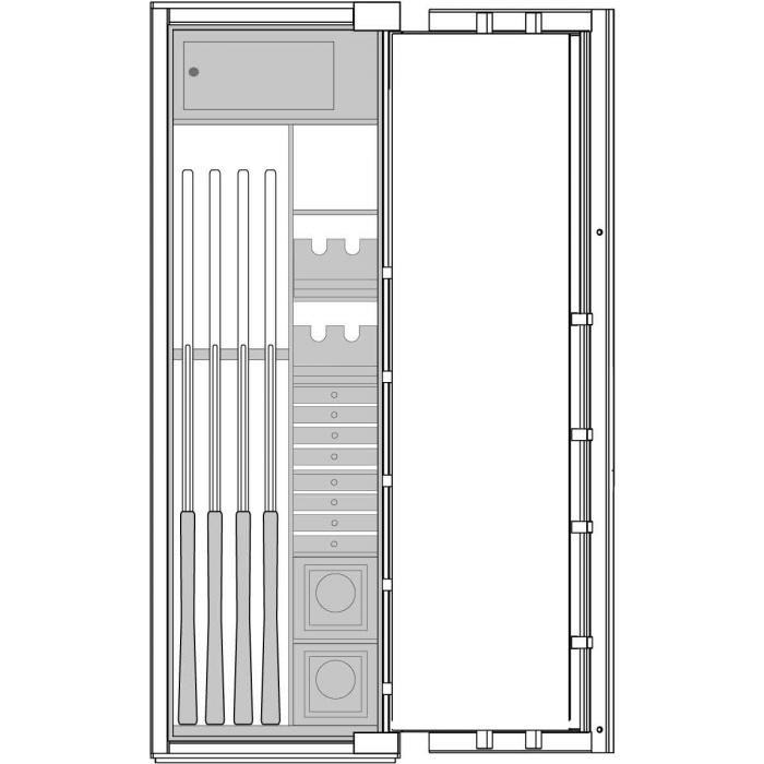Armadio Bordogna per custodia armi BRIXIA GUN